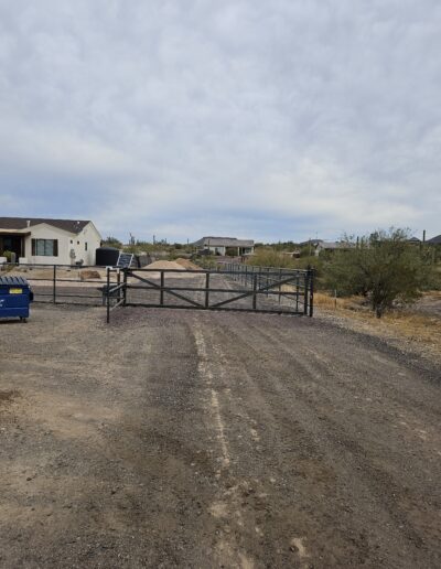 Explore our custom fences and gates in Prescott, Arizona. We specialize in dirt work, lot prep, and hauling. Trust our licensed and insured services today.